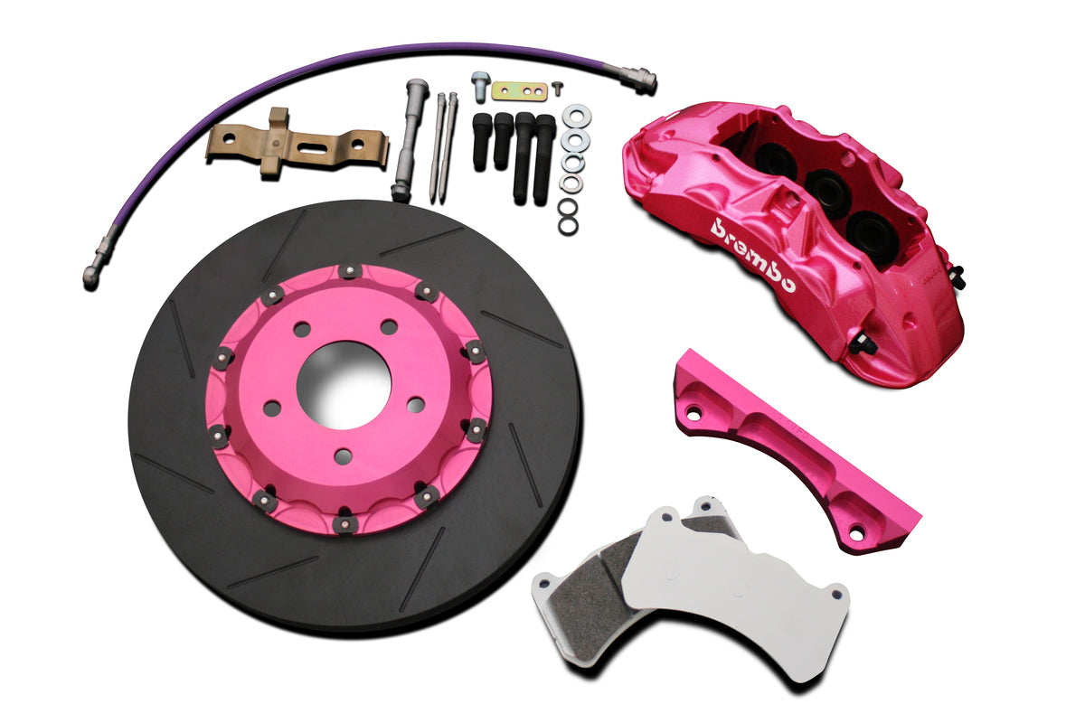 BIOT STOCK REPLACMENT D NUT 3 PIECE ROTOR REAR PINK FOR LEXUS LC500 500H URZ100 GWZ100 BR.R2.LX15R-PINK