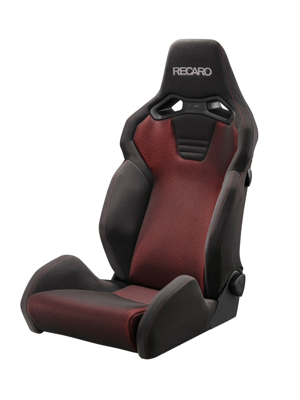 RECARO SR-S BK100 RD BK BRILLIANT MESH RED AND BLACK COLOR WITH HEATED SEATS 81-120.21.641-0