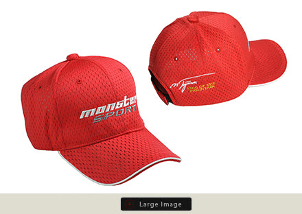 MONSTER SPORT MESH CAP TYPE 2 RED COLOR FOR  ZZWC20RS
