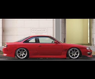 CAR MAKE T&E [VERTEX] S14 SILVIA MC~ (LATE 14 SILVIA) SIDE STEP L R SET RIGHT SIDE (DRIVER'S SIDE) ONLY FOR  CARMAKETE-02326