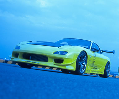 CAR MAKE T&E [VERTEX] FD3S RX-7 BUMPER CANARD RIGHT SIDE (DRIVER'S SIDE) ONLY FOR  CARMAKETE-02360
