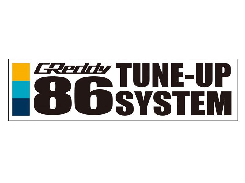 GREDDY 86 TUNE-UP SYSTEM STICKER (EXCL CHARACTERS) FOR   18000175