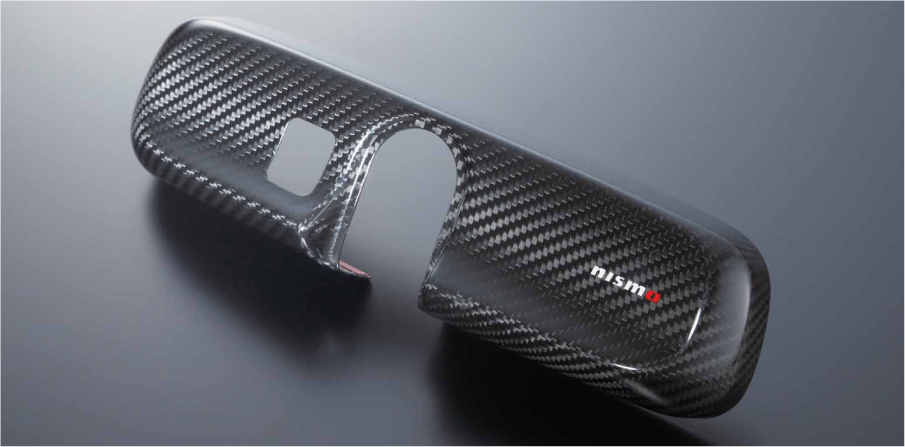 NISMO Carbon Room Mirror Cover  For Skyline Coupe V36 CPV36  96325-RN011
