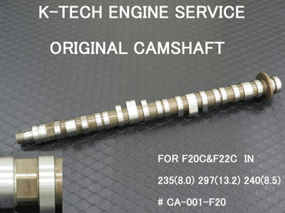 K-TECH ENGINE SERVICE ORIGINAL CAMSHAFT F20C INTAKE FOR HONDA S2000 CA-001-F20