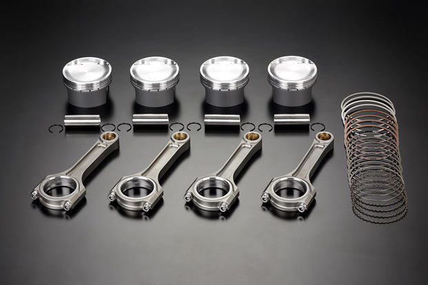 TODA RACING High Comp Forged Piston and I-Connecting-rod KIT  For CIVIC TypeR INTEGRA TypeR ACCORD EuroR K24A 13002-K24-0T0