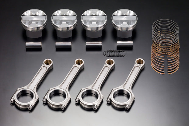 TODA RACING High Comp Forged Piston and I-Connecting-rod KIT  For CIVIC TypeR INTEGRA TypeR ACCORD EuroR K24A 13002-K24-000