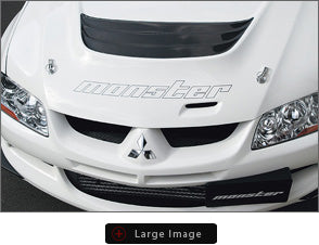 MONSTER SPORT HOLLOW STICKER [CURVE] CLEAR X LIGHT SILVER FOR  ZZZA15