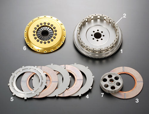 OSGIKEN CLUTCH DISC FOR R SERIES TWIN PLATE CLUTCH KIT 1 PIECE FOR NISSAN SILVIA S14 PS13 RPS13 SR20DET R3B-S14-PS13-RPS13-CLUTCH-DISC
