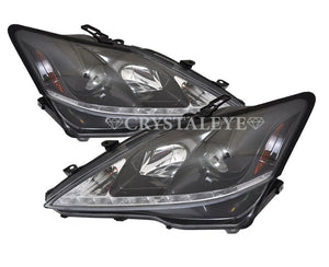 CRYSTAL EYE GSE20 21 25 LATE MODEL L-LINE POSITION BUILT-IN HEADLIGHT BLACK CHROME FOR LEXSUS LEXUS IS 20 EARLY MID-TERM S171BC