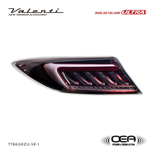 VALENTI REPAIR ONE SIDE ONLY JEWEL LED TAIL LAMP ULTRA LEFT SIDE FOR TOYOTA GR8 ZN8 SUBARU BRZ ZD8 TT86GRZU-SR-1-LH