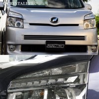 CRYSTAL EYE LED EYE HEADLIGHT GARNISH (CHROME) FOR TOYOTA VOXY 70 EARLY 75  E006CW