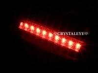 CRYSTAL EYE CRYSTAL LED HIGH MOUNT STOP LAMP (SMOKED) FOR TOYOTA VOXY VEHICLES WITH GENUINE REAR SPOILER H009SM