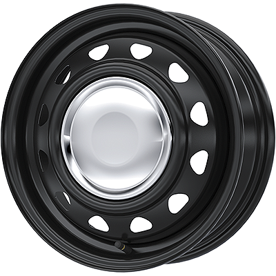 WEDS STYLISH WHEELS NEOCARROW 14X4.5J +45 8H SEMI-MBK CRMCAP M BLACK-CRMCA 0014043