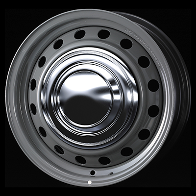 WEDS STYLISH WHEELS NEOCARROW 15X6.0J +35 6H 139.7 GRAY CRMCAP FLINT GRAY 0014047