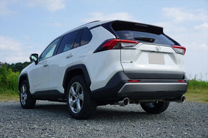 EXART ONE MUFFLER GRAPHITE METALLIC CIRCULAR TAILPIPE (OUTER DIAMETER Φ114) EXHAUST EXHAUST FOR TOYOTA RAV4 6BA-MXAA54 GASOLINE M20A-FKS EA02-TY112-G