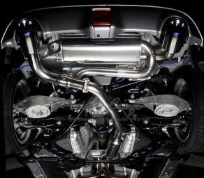 POWER CRAFT HYBRID EXHAUST MUFFLER SYSTEM SINGLE VALVE FOR NISSAN Z34 P-NI070101