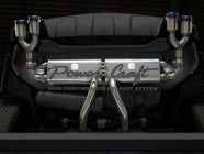 POWER CRAFT HYBRID EXHAUST MUFFLER SYSTEM WITH BLACK TAIL FOR MERCEDES BENZ GL63  P-BE180102-BKT