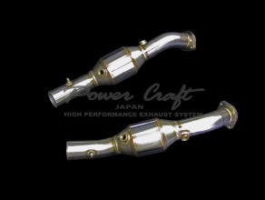 POWER CRAFT HYBRID EXHAUST MUFFLER SYSTEM WITH BLACK TAIL FOR FERRARI F360 CHALLENGE STRADALE P-FE420101-BKT