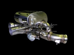 POWER CRAFT HYBRID EXHAUST MUFFLER SYSTEM WITH BLACK TAIL FOR FERRARI CALIFORNIA TURBO  P-FE440104-BKT