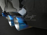 POWER CRAFT HYBRID EXHAUST MUFFLER SYSTEM WITH BLACK TAIL FOR BMW E60 M5  P-BM540101-BKT