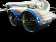 POWER CRAFT HYBRID EXHAUST MUFFLER SYSTEM WITH BLACK TAIL FOR BMW E46 M3 P-BM510103-BKT