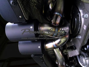 POWER CRAFT HYBRID EXHAUST MUFFLER SYSTEM WITH BLACK TAIL FOR PORSCHE 991 GT3 PORSCHE 991 GT3 RS P-PO640101-BKT