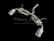 POWER CRAFT EQUAL LENGTH EXHAUST SYSTEM WITH TITANIUM TAIL WITH MATTE BLACK FINISH FOR SUBARU BRZ ZD8 P-SU270127-BKT
