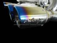 POWER CRAFT HYBRID EXHAUST MUFFLER SYSTEM WITH BLACK TAIL FOR BMW E46 M3 P-BM510103-BKT