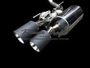 POWER CRAFT HYBRID EXHAUST MUFFLER SYSTEM WITH BLACK TAIL FOR MASERATI GHIBLI 2017.11 -  P-MAS800111-BKT