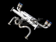 POWER CRAFT HYBRID EXHAUST MUFFLER SYSTEM WITH BLACK TAIL FOR FERRARI 355 P-FE360102-BKT