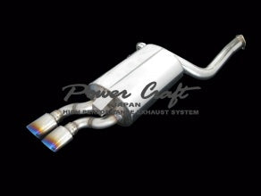 POWER CRAFT HYBRID EXHAUST MUFFLER SYSTEM WITH BLACK TAIL FOR MERCEDES BENZ 500E P-BE660101-BKT