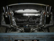 POWER CRAFT HYBRID EXHAUST MUFFLER SYSTEM WITH BLACK TAIL FOR PORSCHE PANAMERA PANAMERA 4  P-PO470102-BKT