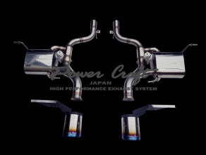 POWER CRAFT HYBRID EXHAUST SYSTEM GRAN TURISMO MC STRADALE WITH BLACK TAIL FOR MASERATI GRAN TURISMO P-MAS810102-BKT