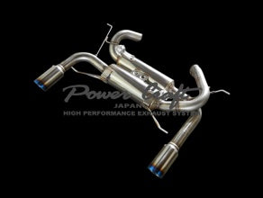 POWER CRAFT HYBRID EXHAUST MUFFLER SYSTEM COUPE TWIN TURBO WITH BLACK TAIL FOR BMW 335i COUPE TWIN TURBO P-BM530102-BKT