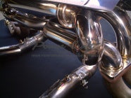 POWER CRAFT HYBRID EXHAUST MUFFLER SYSTEM FOR FERRARI F430 SPIDER P-FE380101