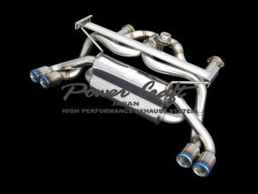 POWER CRAFT HYBRID EXHAUST MUFFLER SYSTEM WITH BLACK TAIL FOR FERRARI 355 P-FE360102-BKT