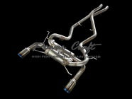 POWER CRAFT HYBRID EXHAUST MUFFLER SYSTEM COUPE TWIN TURBO WITH BLACK TAIL FOR BMW 335i COUPE TWIN TURBO P-BM530102-BKT