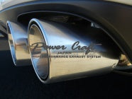 POWER CRAFT HYBRID EXHAUST MUFFLER SYSTEM V8 WITH BLACK TAIL FOR PORSCHE PANAMERA S PANAMERA 4S P-PO470109-BKT