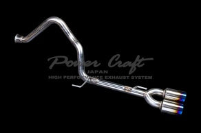 POWER CRAFT EXHAUST MUFFLER SYSTEM DUAL OUTLET FOR LEXUS LX570 MODELISTA AERO P-TO210103