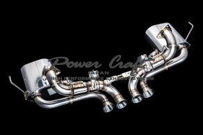 POWER CRAFT HYBRID EXHAUST MUFFLER SYSTEM WITH RACING STRAIGHT CATALYZER INCLUDED FOR HONDA NSX  P-HO160101-SE