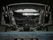 POWER CRAFT HYBRID EXHAUST MUFFLER SYSTEM WITH BLACK TAIL FOR PORSCHE PANAMERA S PORSCHE PANAMERA 4S P-PO470104-BKT