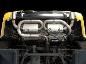 POWER CRAFT EXHAUST MUFFLER SYSTEM FULL TITANIUM MUFFLER WITH REGULAR TAIL FOR HONDA NSX NA1  P-HO160103