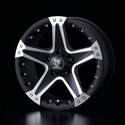 WEDS ADVENTURE MUD VANCE 01 16X7.0 +35 5H 114.3 MBP MATTE BLACK POLY 0033828