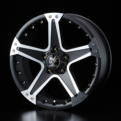 WEDS ADVENTURE MUD VANCE 01 17X7.0 +40 5H 114.3 MBP MATTE BLACK POLY 0036054