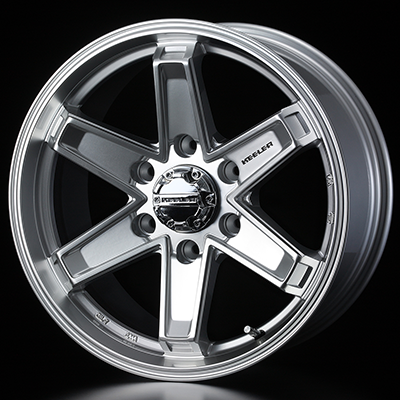 WEDS ADVENTURE KEELER TACTICS 17X8.0J +25 6H 139.7 HSL HYPER SILVER 0039717