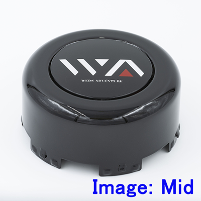 WEDS WHEEL ACCESSORIES CENTER CAP WRV-MID BLACK 0053070