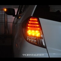 CRYSTAL EYE FIBER FULL LED TAIL LAMP (RED CLEAR TYPE) FOR HONDA FIT GE6~9 EARLY EARLY RS J076RC