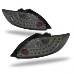 CRYSTAL EYE LED TAIL LAMP, SMOKE TYPE FOR MAZDA DEMIO J073SM