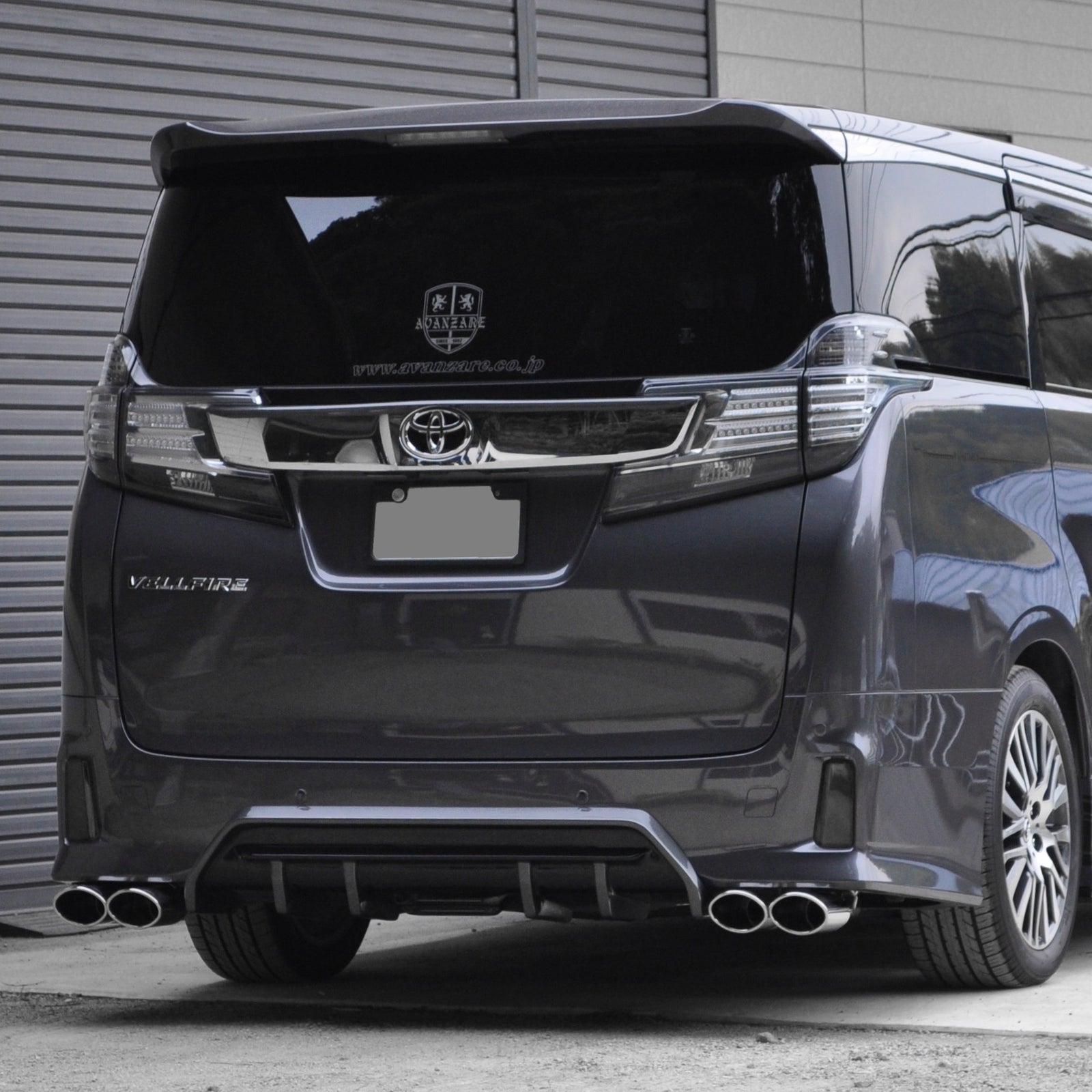 EXART ONE MUFFLER EXHAUST EXHAUST FOR TOYOTA ALPHARD VELLFIRE DBA-AGH30W 2AR-FE EA02-TY106-S