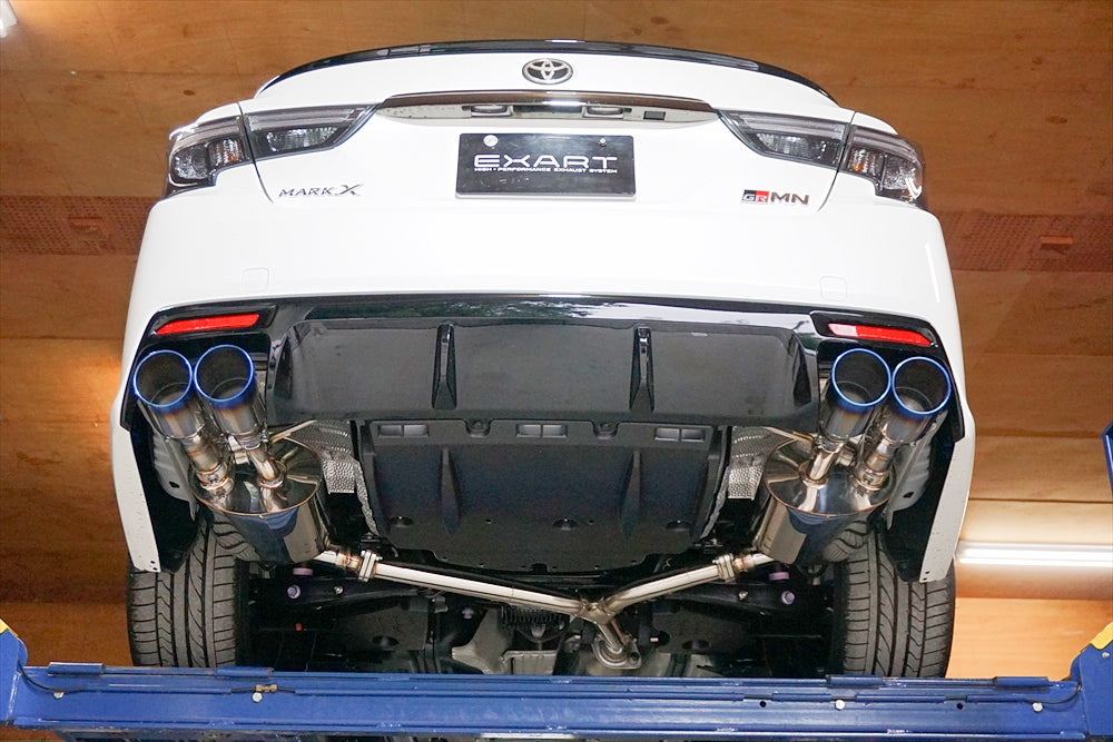 EXART IVSC MUFFLER TITANIUM CIRCULAR TYPE (OUTER DIAMETER Φ101) EXHAUST EXHAUST FOR TOYOTA MARK X GRMN DBA-GRX133 MODIFIED 2GR-FSE EA01-TY111-T